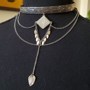 Cute Aztec Chain Choker Necklace